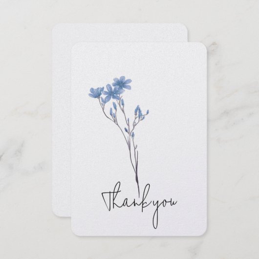 Merci à tige bleue (Devant / Derrière)