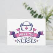 Merci à tous nos infirmières rose (Debout devant)