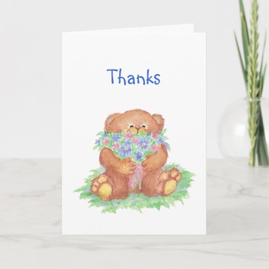 Merci à un Humour Bunch, Teddy Bear Flowers (Devant)