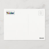 Merci à une carte postale de professeur ! (Dos)