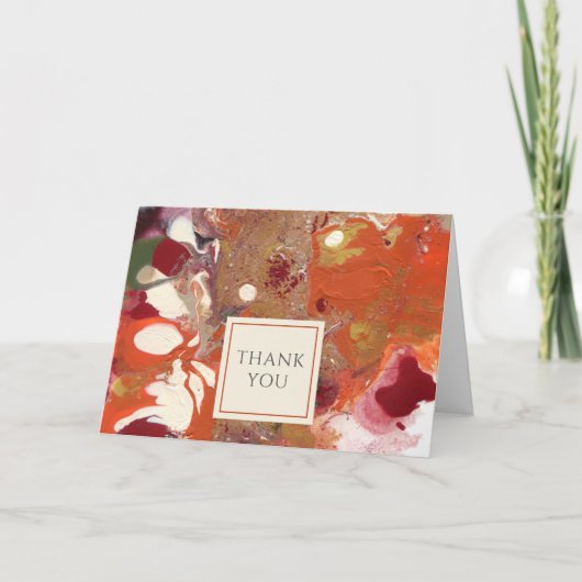 Merci Abstrait orange (Devant)