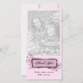 Merci Abstrait rose (Devant)