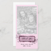 Merci Abstrait rose (Devant / Derrière)