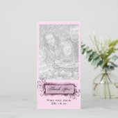 Merci Abstrait rose (Debout devant)