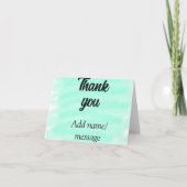 Merci ajoutez nom message simple calligraphie élég (Devant)