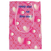 Merci - Amour - Sac cadeau moyen pour la Saint Val (Devant)