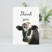 Merci Amusant Curious Holstein Vache à l'extérieur (Debout devant)