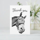 Merci Amusant Curious Horse ferme animal (Debout devant)