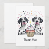 Merci Anniversaire Chiens de Danse (Devant / Derrière)