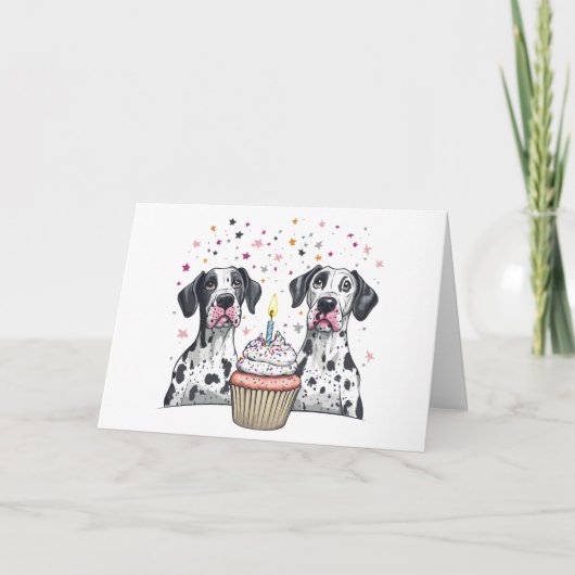 Merci Anniversaire Chiens de Danse (Devant)