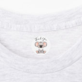 merci anniversaire koala étiquette (Apposé)