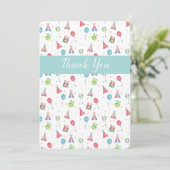 Merci Anniversaire Motif Ballons présente (Debout devant)