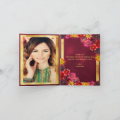 Merci anniversaire photo fleurs bordeaux (Intérieur)