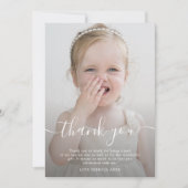 Merci anniversaire photo rose or parties scintilla (Devant)