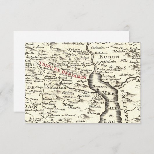 Merci antique de Mitzvah de barre de Benjamin de (Devant / Derrière)