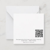 *~ MERCI AP62 Mini carte de note Kindness (Dos)