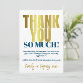 Merci Appréciation Gold Blue Merci (Debout devant)