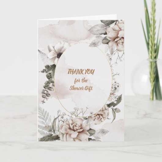 Merci Aquarelle Blanc et Rose Tan (Devant)