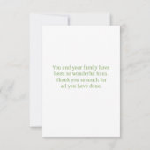 Merci Aquarelle Cactus Dans Le Désert (Dos)