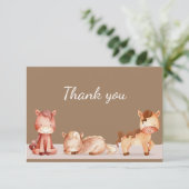 Merci Aquarelle Chevaux Ferme Animaux (Debout devant)