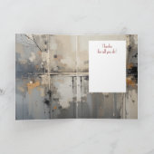 Merci Aquarelle Nature Thème Art Abstrait (Intérieur)