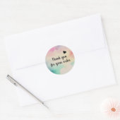 Merci Aquarelle Pour Votre Sticker De Commande (Enveloppe)