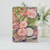 Merci aquarelle Vie morte (Debout devant)