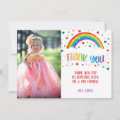 Merci arc-en-ciel Carte photo (Devant)