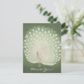 Merci | Art japonais | Carte postale Peacock (Debout devant)