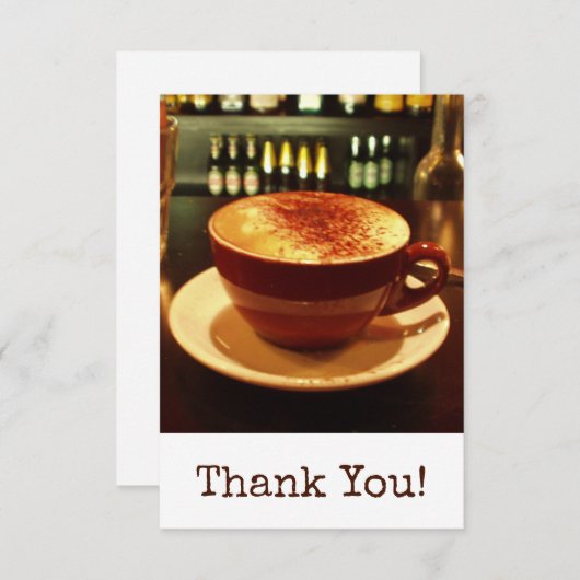 Merci au café (Devant / Derrière)