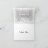 Merci "Au-dessus de la rivière et à travers les bo (Intérieur)