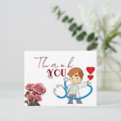 Merci au docteur Carte postale (Debout devant)