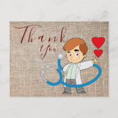 Merci au médecin Carte postale (Devant)