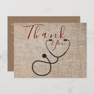 Merci au médecin Carte postale