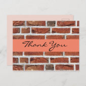 Merci Au Nouveau Client. Carte postale (Devant / Derrière)