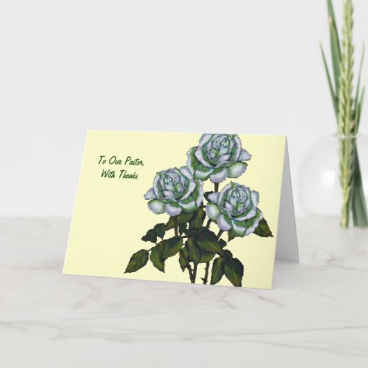 Merci Au Pasteur : Trois Roses Blanches : Art (Devant)