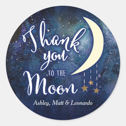 Merci au Sticker de la Lune (Devant)