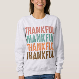 Merci au Sweatshirt de Thanksgiving