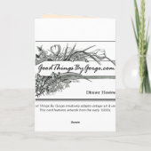 Merci : Auberges pour le dîner (Dos)