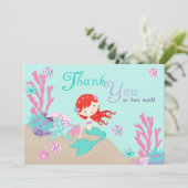 Merci auburn de sirène (Debout devant)