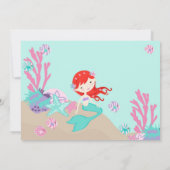 Merci auburn de sirène (Dos)