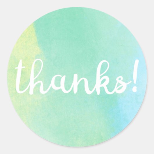 Merci ! Autocollant (Devant)