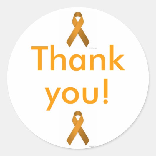 merci autocollant (Devant)