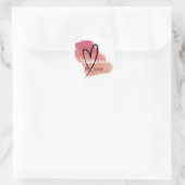 Merci autocollant (Sac)