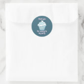 Merci autocollant pour les sacs de fête (Sac)