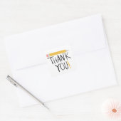 Merci autocollants crayon (Enveloppe)