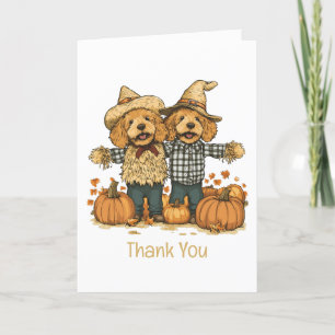 Merci Automne Récolte Goldendoodle Chiens