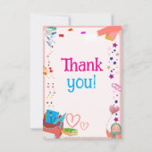 Merci aux cartes des enfants aux enseignants (Dos)