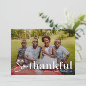 Merci aux Cartes photos de Thanksgiving (Debout devant)