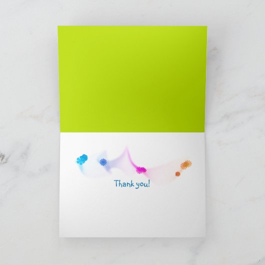 Merci aux crayons de couleur blanche (Intérieur)